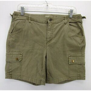Orvis Shorts 10 Cargo Chino Canvas Khakis Pockets Outdoor Cotton